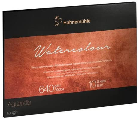 Hahnemuhle Aquarelle Watercolour Block - 24x32cm Rough - The Collection