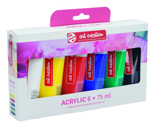 Art Creation Budget acrylic paint basic set 6 x 75ml