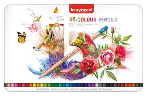 Bruynzeel Expression tin 36 colour pencils