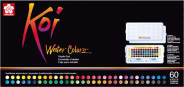 Sakura Koi Water Colors StudioSet 60 + 2x Koi Water Brush