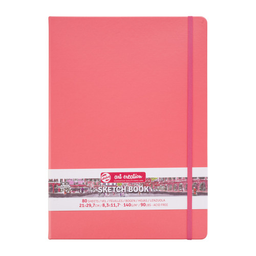 Talens Art Creation SketchbookCoral Red 21X30 140g