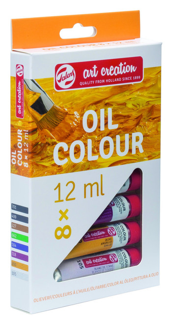 Budget oil colour set 8 x 12ml