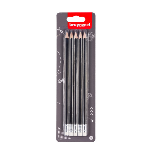 BZL HB Graphite pencils eraser5