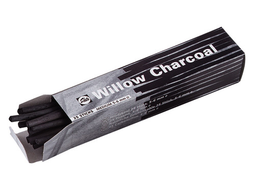 Talens Fine Art Charcoal Sticks Thin 3-4 mm 30 pcs