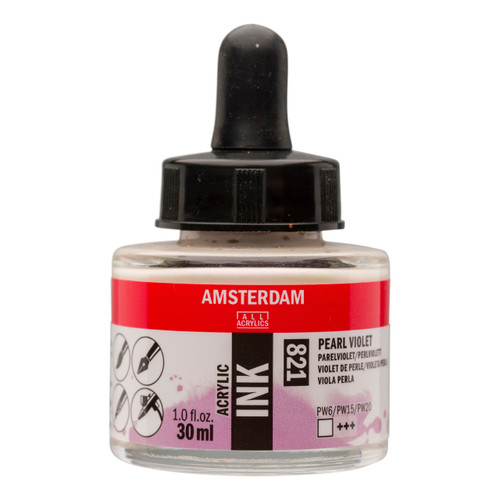 Amsterdam acrylic ink bottle 30 ml Pearl Violet