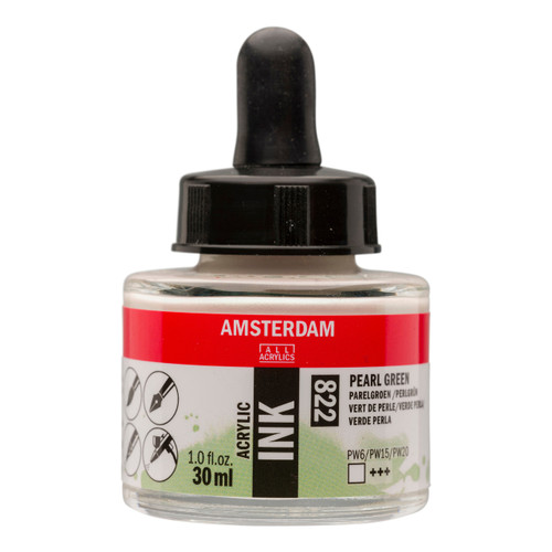 Amsterdam acrylic ink bottle 30 ml Pearl Green