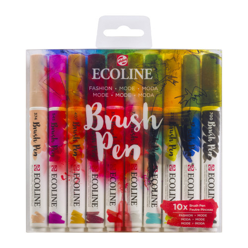 Ecoline Brushpen set 10 Fashion