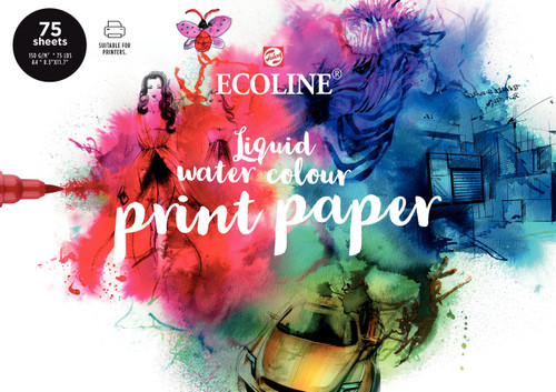 Ecoline Print Paper A4 150 g/m?? 75 Sheets FSCM70