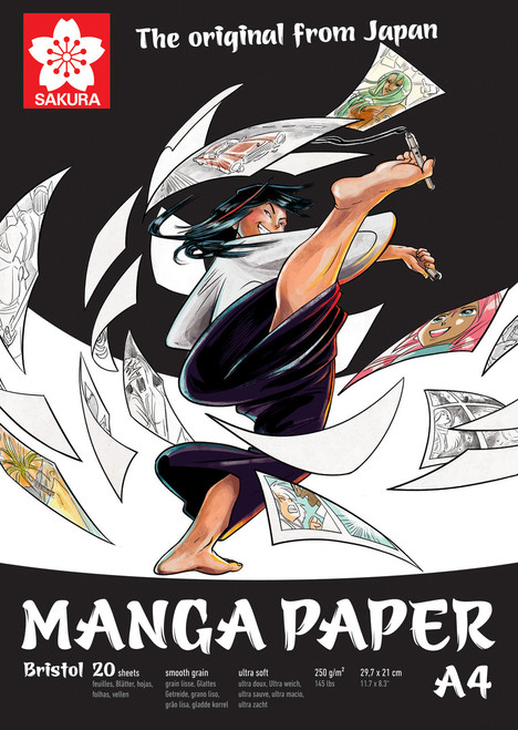 Sakura Manga Paper A4, 250 g, 20 pages, FSC-MIX