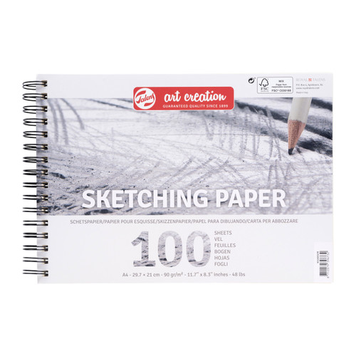TAC Sketch Paper A4, 90g, 100 pages, FSC-MIX