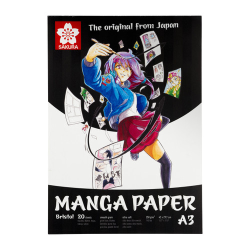 Sakura Manga Paper A3, 250 g, pages,  FSC-MIX