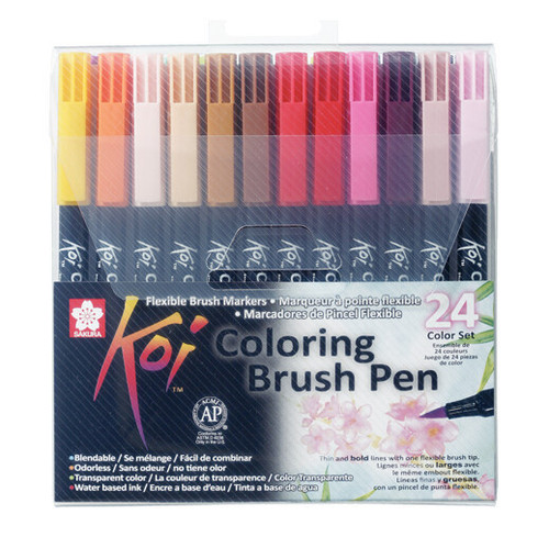 Sakura Koi Coloring Brush Pen Set 24