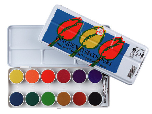 OPAQUE WATERCOLOUR SET OF 12
