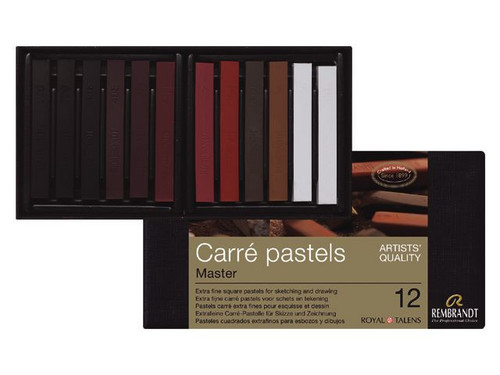 CARRE PASTELS SET OF 12