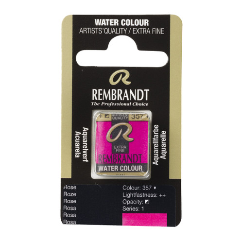 Rembrandt Water colour Pan Rose