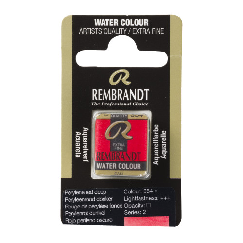 Rembrandt Water colour Pan Perylene Red Deep