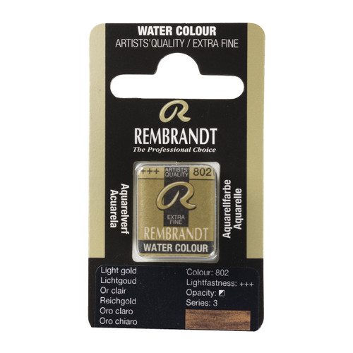 Rembrandt Water colour Pan Light Gold