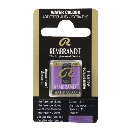 Rembrandt Water colour Pan Interference Violet