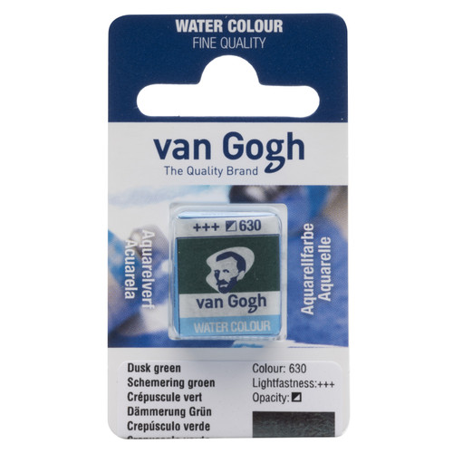 Van Gogh water colour Pan Dusk Green