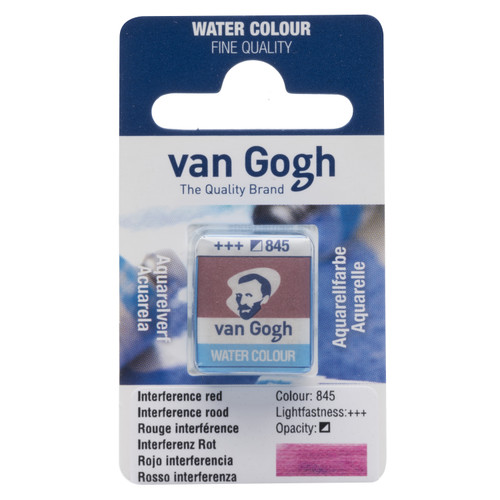 Van Gogh water colour Pan Interference Red