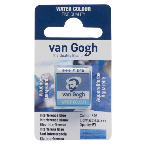 Van Gogh water colour Pan Interference Blue