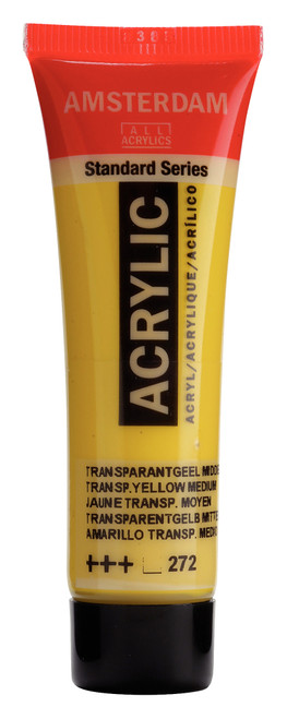 Amsterdam Acryl.Stand. 20ml Transparent Yellow Medium