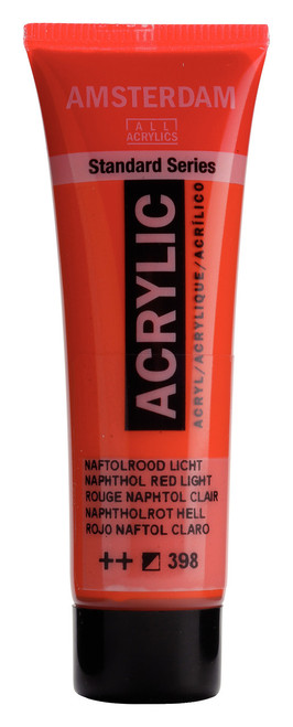 Amsterdam Acryl.Stand. 20ml Naphthol Red Light