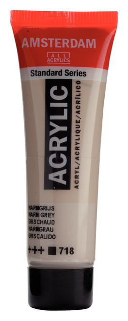 Amsterdam Acryl.Stand. 20ml Warm Grey