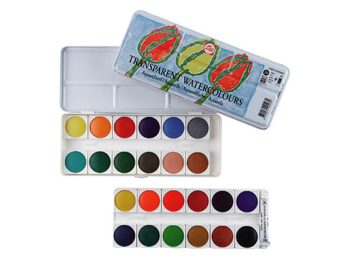 TRANSPARENT WATERCOLOUR SET OF 24