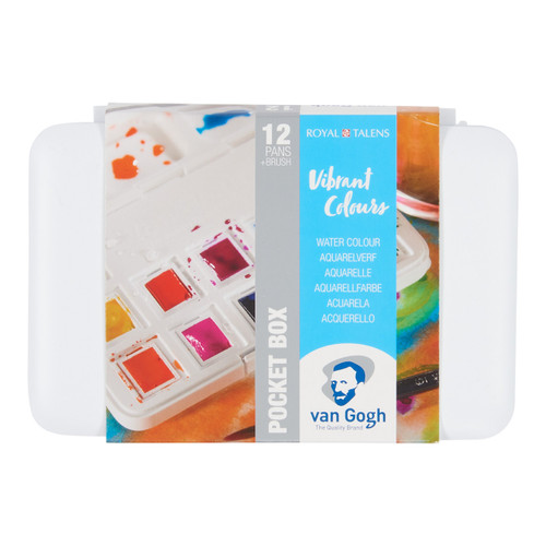 Van Gogh Watercolour Pocketbox12 Pans Vibrant Colours
