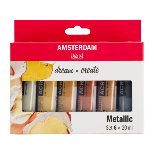 Amsterdam Set 6X20 ml Metallic