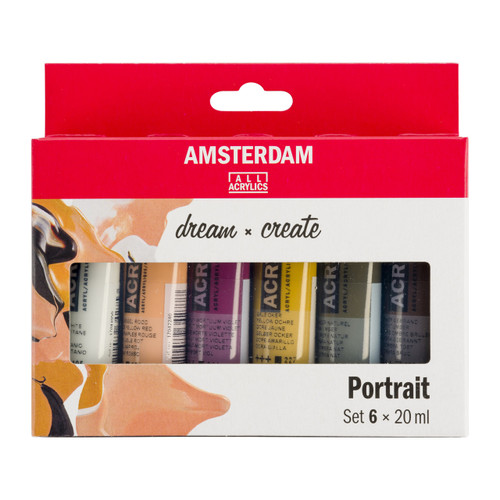 Amsterdam Set 6X20 ml Portrait colors