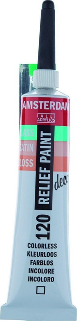 DECORFIN RELIEF PAINT COLOURLESS 20ml