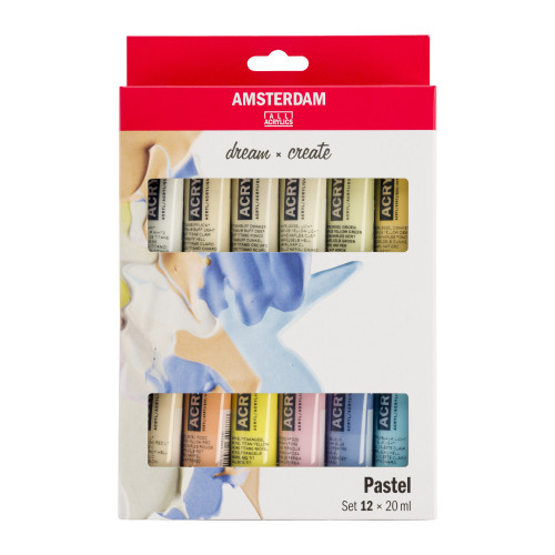 Amsterdam Set 12X20 ml Pastels