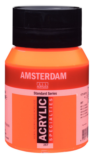 Amsterdam Acryl.Stand. 500ml Reflex Orange