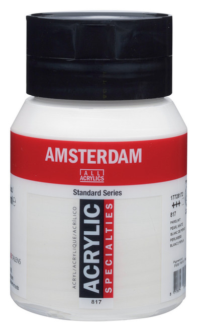 Amsterdam Acryl.Stand. 500ml Pearl White