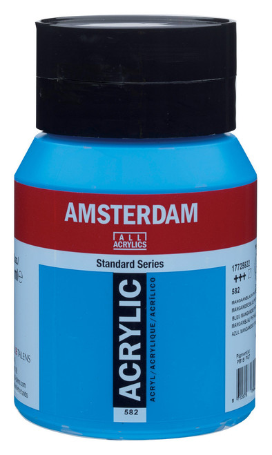 Amsterdam Acryl.Stand. 500ml Manganese Blue Phthalo