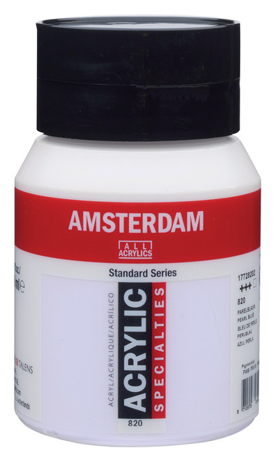 Amsterdam Acryl.Stand. 500ml Pearl Blue