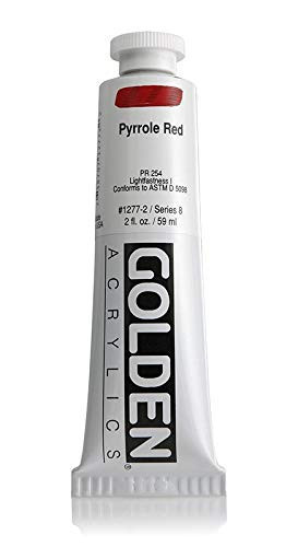 Heavy Body Acrylic 59ml Tube - Pyrrole Red VIII