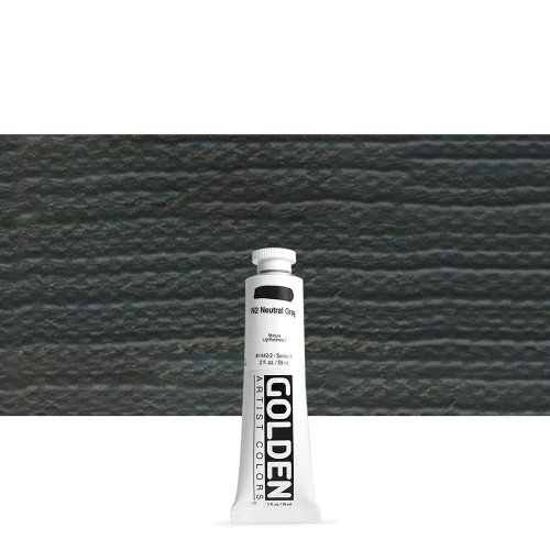 Heavy Body Acrylic 59ml Tube - Neutral Grey N2 I