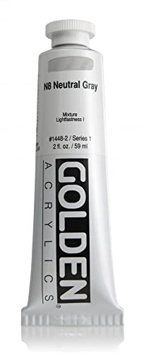 Heavy Body Acrylic 59ml Tube - Neutral Grey N8 I
