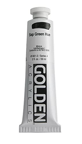 Heavy Body Acrylic 59ml Tube - Sap Green Hue IV