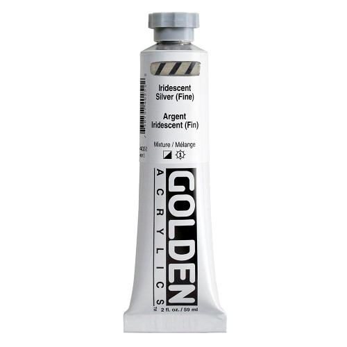 Heavy Body Acrylic 59ml Tube - Irid Silver F V