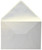 C6 Pearlised Envelopes 100gsm - Pack of 5 Snow White