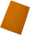 A4 Tinted Film Document Covers 100 Sheets 190nm Orange