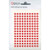 Red - 5mm Diameter Circles (980 Stickers)