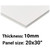 White Foamboard - 10mm 20x30 (10 sheets)