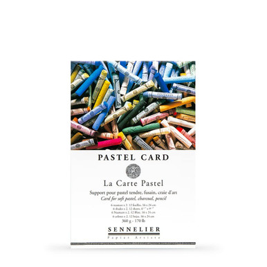 Papier Pastel La Carte Sennelier - 6 Feuilles 40x27,9cm Tons Terre