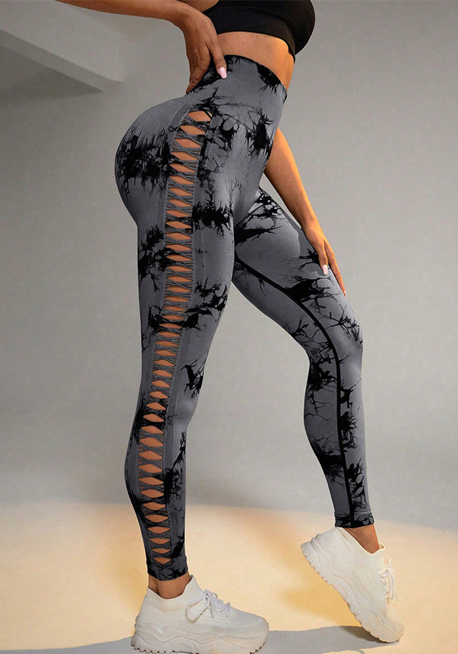 Power Cutout Workout Tank Top - Urban Grey Tiger Emboss Print | Women's  Vests | Sweaty Betty