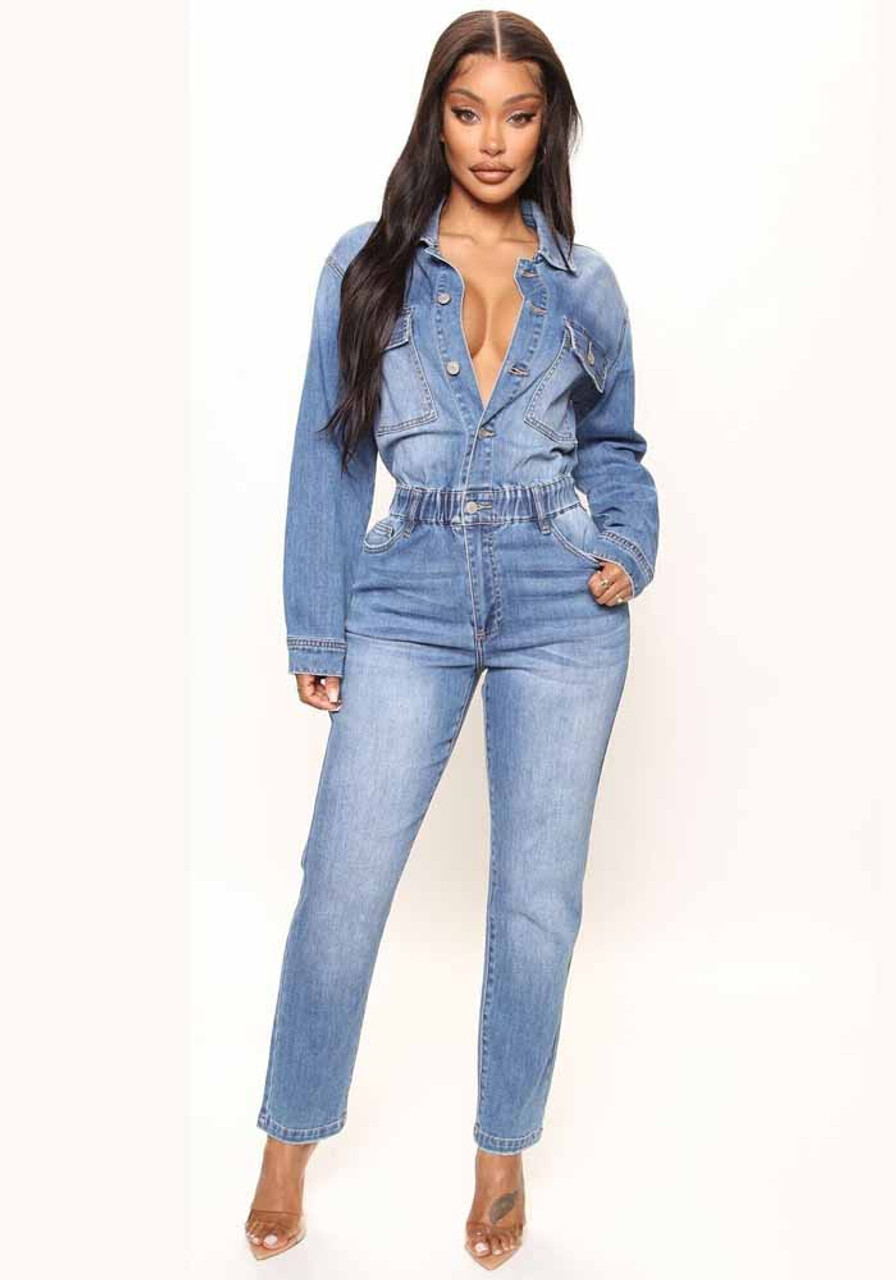 Autumn Bodycon Denim Romper With Tassel Overalls And Denim Chair Sashes For  Women Slim Fit Turn Down Collar Jumpsuit With Zipper And Long Sleeves From  Zhoujunwei, $28.59 | DHgate.Com